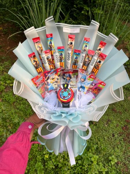 Buket Boboiboy Kartu & Jam